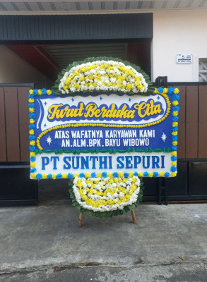 Papan Bunga Duka di Dumai Kota