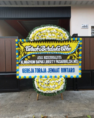 Papan Bunga Duka di Dumai Kota